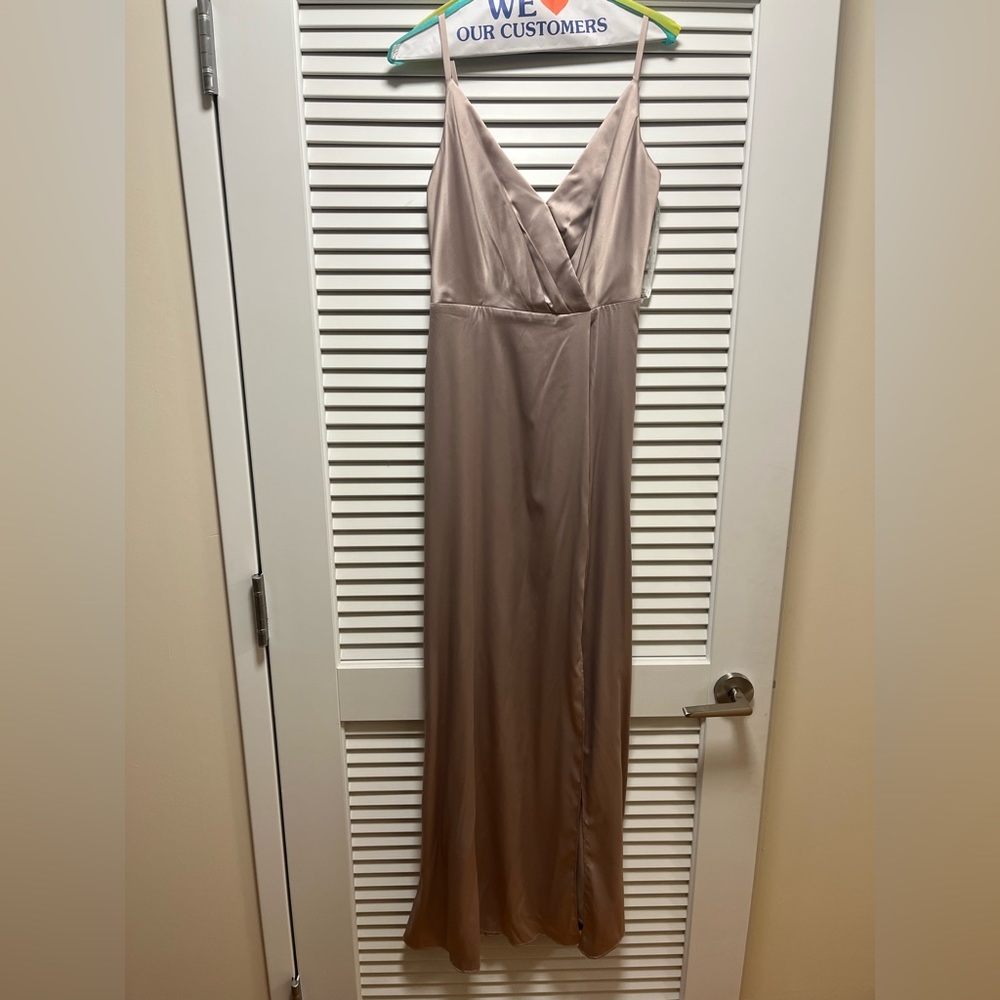 Silver Champagne Gown